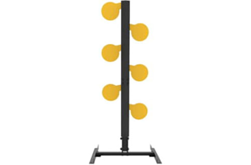Le Caldwell AR500 Dueling Tree en acier AR500 est durable et résistant aux impacts, idéal pour l'entraînement et la compétition, pour des performances fiables.