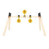 Le kit Caldwell AR500 Plate Rack offre trois cibles en acier de 8" et un cadre personnalisable pour un tir dynamique, que tu peux adapter à ta guise!