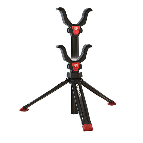 Le BOG Rapid Shooting Rest est une plateforme de tir compacte, pliable et portable, facile à ranger dans un sac à dos et rapide à installer pour une précision optimale.