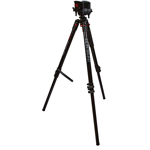 Le BOG™ DeathGrip Tripod en aluminium offre une stabilité inégalée et des jambes en aluminium durables, te permettant de chasser les mains libres avec facilité.