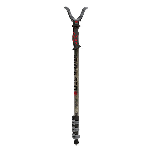 Le monopode camo Adrenaline Switcheroo est idéal pour tous les types de chasse, avec sa légèreté, sa stabilité et le système Switcheroo® pour un changement rapide d'accessoires.