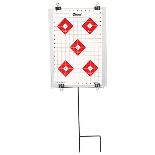 Le kit Caldwell® Ultra Portable Target Stand est ton tout-en-un pour le stand de tir, incluant support, backer, pinces et cibles dans un seul paquet compact!