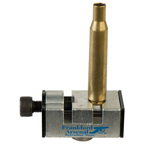 Récupère tes douilles coincées en un rien de temps avec le Frankford Arsenal Stuck Case Remover, sans démonter ta presse ni utiliser d'autres outils.