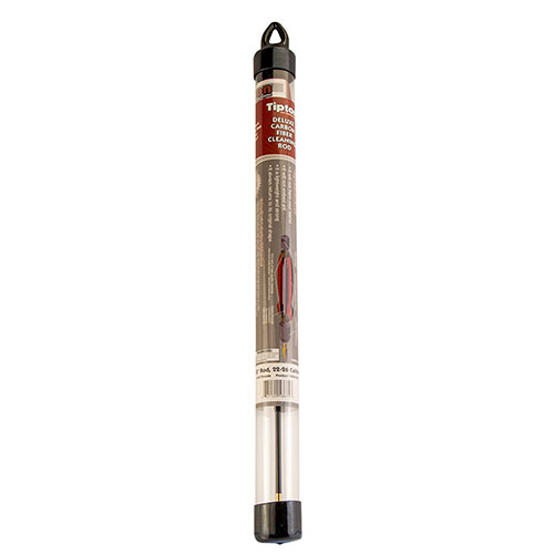 Le rod de nettoyage en carbone Tipton est léger, flexible, et ne raye pas ton canon, avec une poignée ergonomique pour un nettoyage facile et efficace.