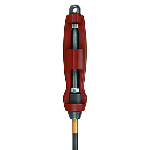 Le rod de nettoyage en carbone Tipton est durable, ne raye pas les canons, et son manche ergonomique permet un nettoyage fluide et efficace.