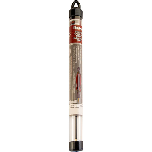Le rod de nettoyage en carbone Tipton est flexible, anti-rayures et ergonomique, parfait pour un nettoyage efficace de ton arme sans risquer d'endommager le canon.