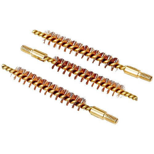 Les brosses Tipton® Best Bore offrent 20% de poils en plus, un noyau en fil de laiton solide et respectent les spécifications militaires pour un entretien optimal de ton arme.
