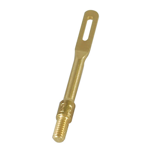 Le Tipton Solid Brass Slotted Tip est idéal pour nettoyer ton canon sans l'endommager, durable et compatible avec les calibres 22 à 29, pratique et efficace!