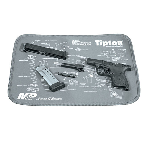 Le tapis de maintenance Tipton protège les finitions de ton arme, absorbe huiles et solvants, et se roule facilement pour ton box de tir. Lavable à la main.