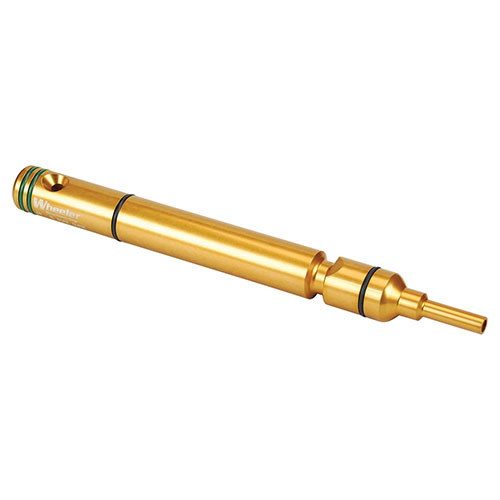 Le Wheeler Delta Series AR-10 Bore Guide aligne parfaitement ta cleaning rod, protège ton canon et réduit les débordements de solvant. Pratique et sécurisé!