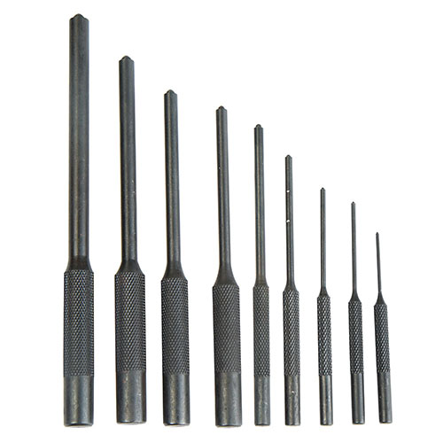 Le Wheeler Master Roll Pin Punch Set combine le Roll Pin Starter Set et le Ball Profile Pin Punch Set avec un marteau de gunsmithing, idéal pour tous tes projets.