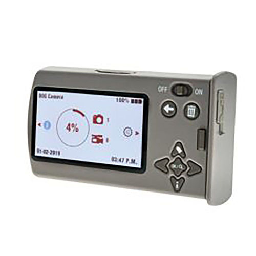 Le BOG Dominion Viewer te permet de changer rapidement les réglages, de remplacer les cartes SD et les batteries, tout en passant peu de temps sur le terrain.