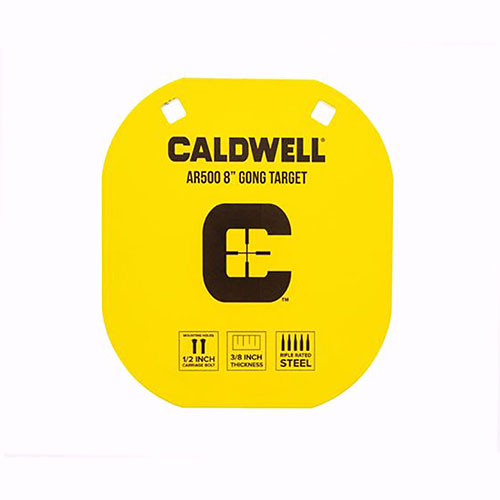 Les cibles Caldwell AR500 de 8" sont en acier durci, résistantes à des milliers de tirs, idéales pour l'entraînement et le loisir, avec plusieurs options de suspension.