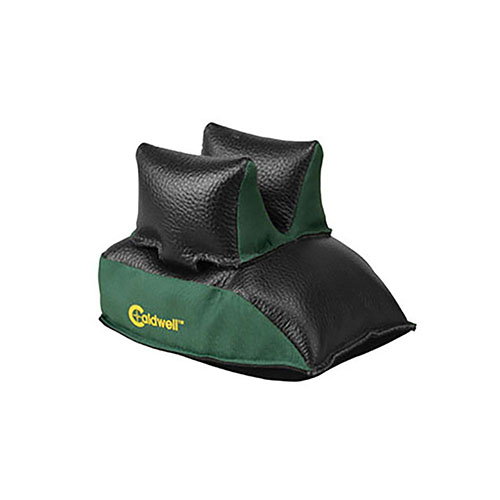Le Caldwell Universal Rear Shooting Bag est fabriqué en cuir et polyester, offrant une stabilité optimale et une forme résistante pour un tir précis avec presque tous les avant-restes.