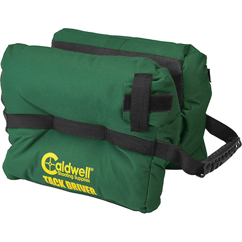 Le Caldwell® TackDriver® est un sac de tir pratique et efficace, remplaçant deux sacs, utilisable partout, des bancs de tir aux positions improvisées.