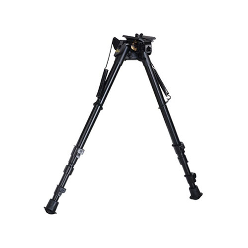 Le bipied Caldwell® XLA offre une stabilité de tir et s'attache facilement à presque toutes les armes grâce à un sling swivel stud, avec des jambes réglables en hauteur.