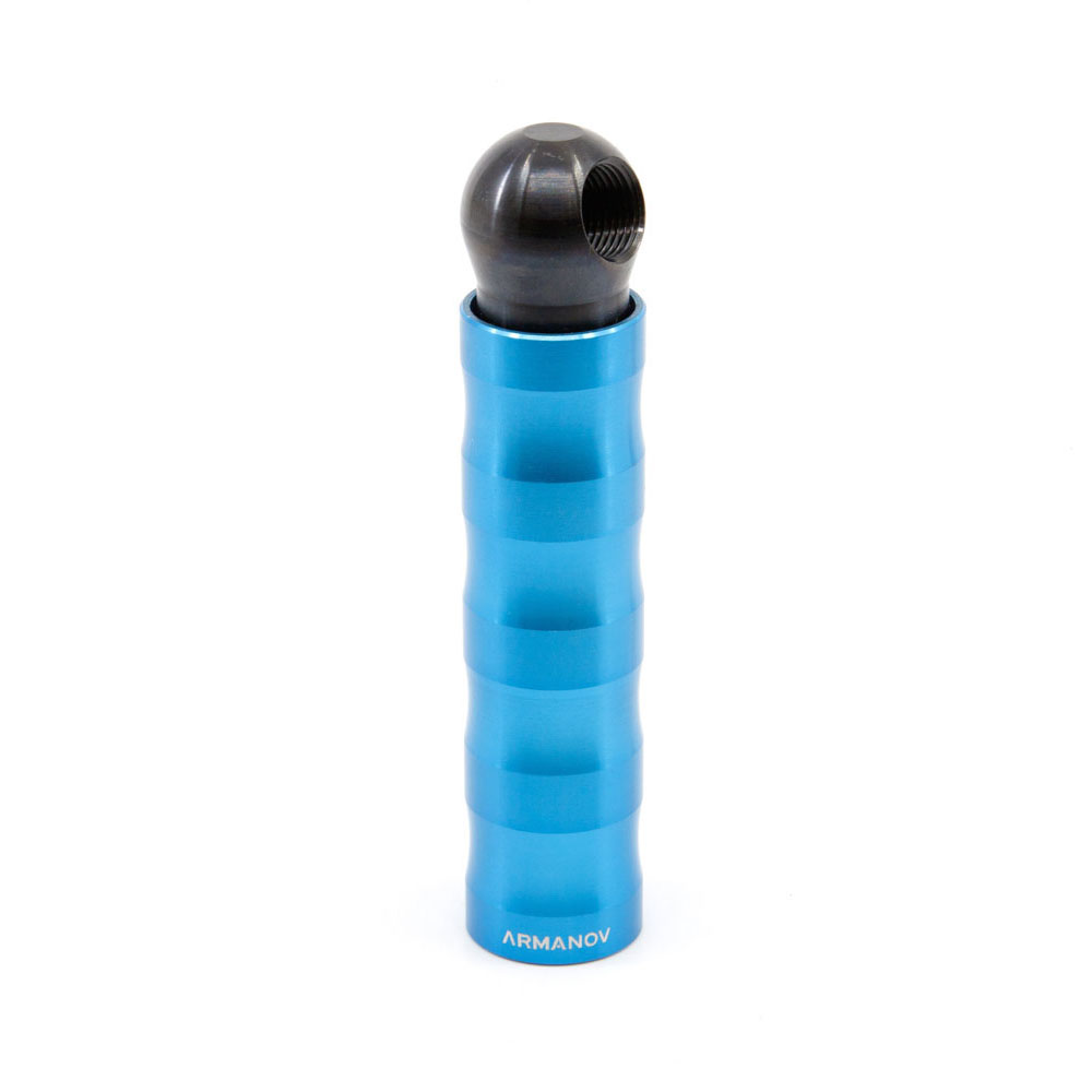 Le Roller Handle en aluminium ARMANOV pour Dillon réduit la fatigue, facilite le siège des amorces et offre une prise améliorée grâce à ses rainures et roulements à billes.