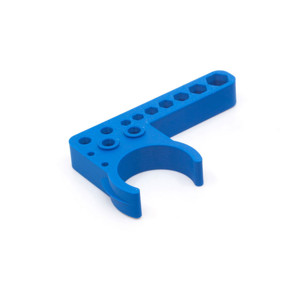 Fixe facilement ce support de clé hexagonale ARMANOV à ta tige de casefeeder pour garder tes clés organisées, avec aussi de la place pour des goupilles.