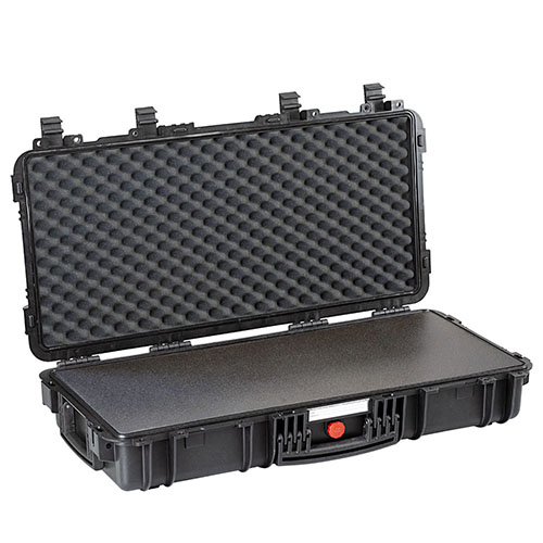Protège ton matériel avec le RED 7814 d'EXPLORER CASES : indestructible, étanche, sécurisé et optimisé pour le transport en avion, idéal pour tes armes.