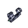 Le montage SCHMEISSER USM-SCOPE 34mm offre un système de fixation rapide ou fixe, réglable en hauteur et position, avec un niveau à bulle intégré pour une précision optimale.