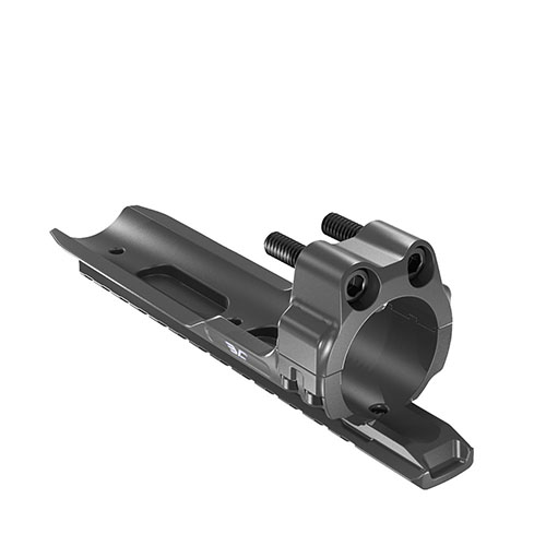 Le JAE Accessories - NVM Body and Base - BLK est un support de vision nocturne avec un rail intégré de 20 MOA, idéal pour monter tes optiques nocturnes.