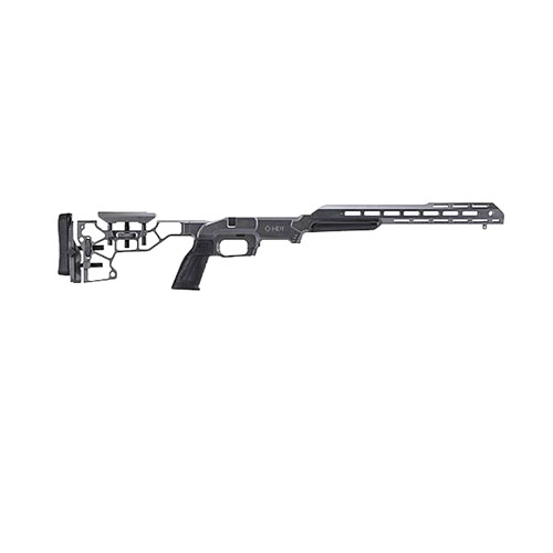 Le kit MDT ESS Chassis pour Browning X-Bolt offre ergonomie ultime, crosse réglable, grip AR, et un système de bedding V-block pour une base solide.