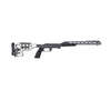 Le kit MDT ESS Chassis pour Howa 1500 offre ergonomie ultime, crosse ajustable, grip AR, et un système de bedding V-block pour une base solide.