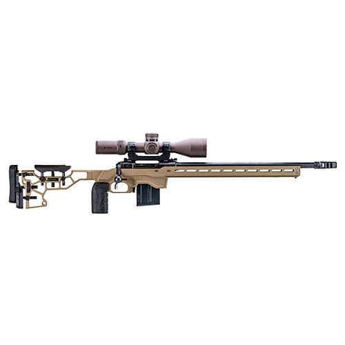 Le châssis MDT ACC pour Remington 700 te permet d'ajuster le poids et l'équilibre de ton arme, avec des poids modulables et une compatibilité AICS.