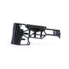 Le MDT Skeleton Rifle Stock V5 Standard offre un ajustement sans outil pour un confort optimal, avec des réglages horizontaux, verticaux et de cant pour un tir parfait.