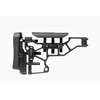 Le MDT Skeleton Rifle Stock offre un ajustement sans outil pour un confort optimal, avec des réglages horizontaux, verticaux et de cant pour un tir parfait.