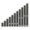 Les rails Picatinny M-LOK MDT en aluminium 6061-T6 offrent une finition durable, des marqueurs gravés pour un montage précis et un support de sangle intégré.