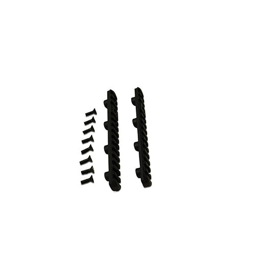 Les rails Picatinny MDT de 6,5" pour châssis HS3 sont en aluminium 6061-T6, anodisés noir, avec un montage QD intégré pour personnaliser ton arme.