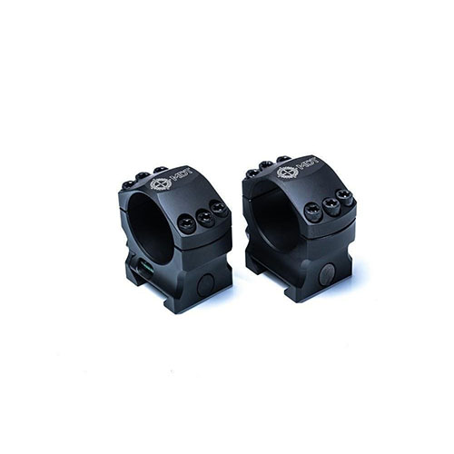 Les MDT Elite Scope Rings offrent un montage léger et solide pour tes optiques, avec niveau à bulle intégré et conforme à la norme STANAG 4694 pour une interface parfaite.