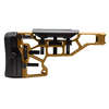 Le MDT Elite Fixed Rifle Stock offre un ajustement sans outil pour un confort optimal, avec des réglages horizontaux, verticaux et de cant pour un tir parfait.