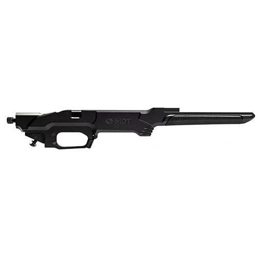 Crée ton propre ESS Chassis avec la base MDT, offrant des forends de 12", 15" ou 18", des slots M-LOK et plusieurs options de crosse pour personnaliser ton arme.