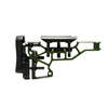 Le MDT Skeleton Rifle Stock offre un ajustement sans outil pour un confort optimal, avec des réglages horizontaux, verticaux et de cant, et une option pliable.