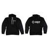 Découvre le hoodie MDT en taille L, fait de 75/25 cotton/polyester, super confortable avec du coton peigné et filé à l'anneau, idéal pour tes sorties !