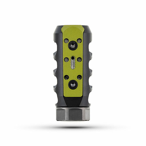 Le frein de bouche MDT offre une réduction de recul optimale, des ports ajustables et un design qui minimise la concussion pour une meilleure visée.