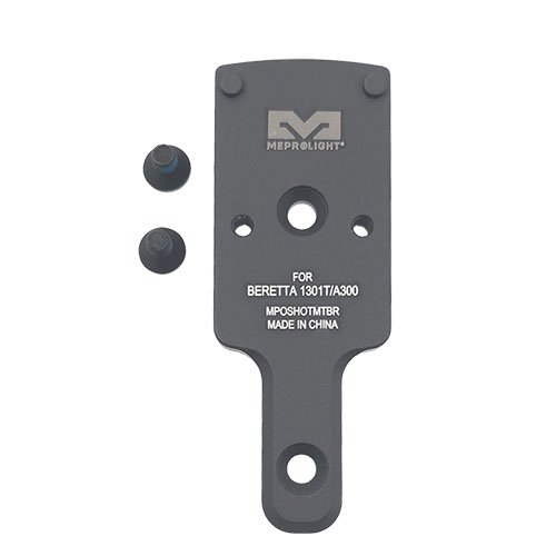 Le RMR Shotgun Plate de MEPROLIGHT est conçu pour le Beretta 1301T/A300, offrant une installation facile et une compatibilité parfaite pour améliorer ta précision.