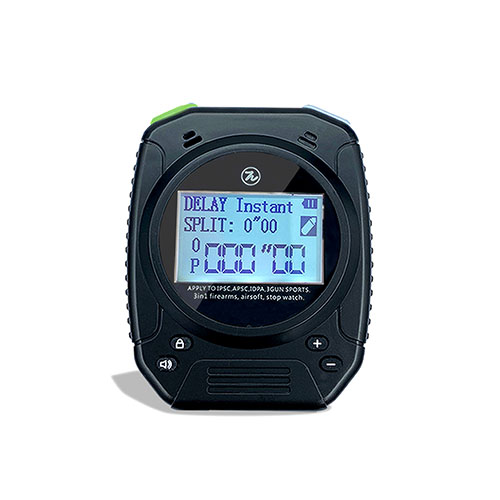 Le SPECIAL PIE Shot Timer combine Shot Timer, Stopwatch et Countdown, avec interface simple, Bluetooth, étanchéité IP4 et fonctions variées, idéal pour tes entraînements!
