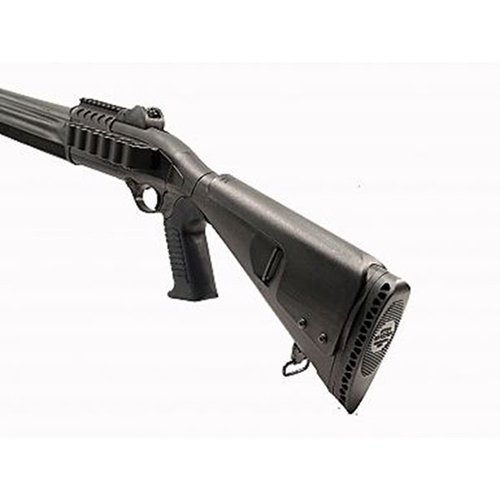 Le stock Urbino pour Beretta 1301 offre une longueur de tir réduite de 12,5", un grip en caoutchouc, et s'installe facilement sans outils.