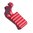 Loquet allongé pour levier d'armement, rouge