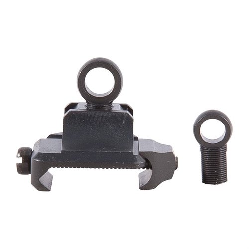 Le RIFLE HIGH WEAVER BACKUP BASE avec son ouverture Ghost-ring te permet de chasser même sans lunette, s'installe en quelques secondes et est réglable.