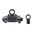 Base de secours Weaver haute .350" Ghost Ring noire