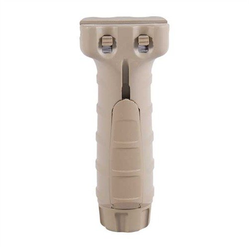 Le grip vertical Picatinny de TANGODOWN offre une fixation solide, un confort optimal avec un espace de rangement pour batteries et un capuchon étanche jusqu'à 20 m.