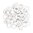 Entretoises pour tenons pivotants blanches - lot de 50