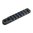 Rail d'accessoires Picatinny pour bipied, noir