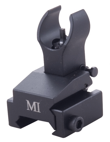 Le viseur avant flip-up AR-15 de Midwest Industries offre une installation facile, un déploiement rapide et une résistance accrue grâce à son aluminium anodisé.