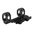 Monture cantilever 2 po pour tube 1 po, 0 MOA, noire