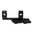 Monture cantilever 2 po pour tube 1 po, 0 MOA, noire